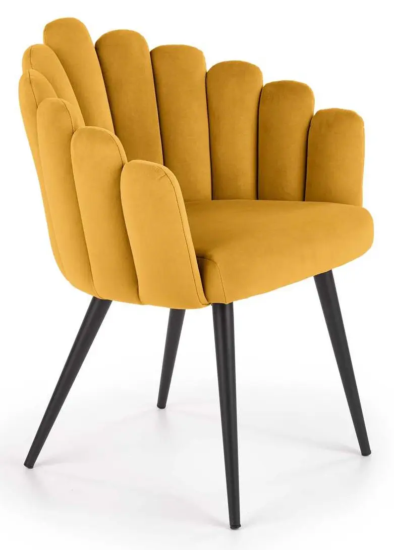 Scaun Halmar K410 (Mustard/Black) - 2