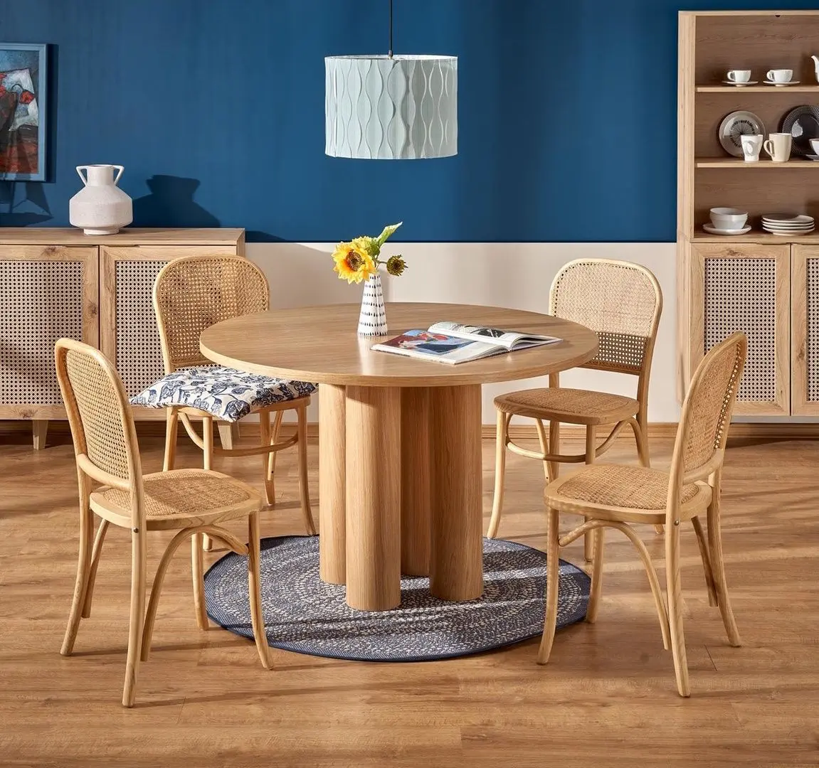 Стол Halmar Elefante Round (Natural Oak)