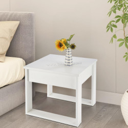 Masa pentru reviste Halmar Nea Square (White)