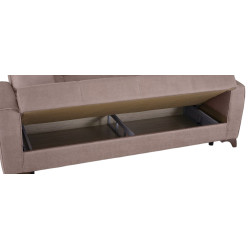 Canapea Fabulous Mese 3-locuri 67-100 (Beige) Thumb