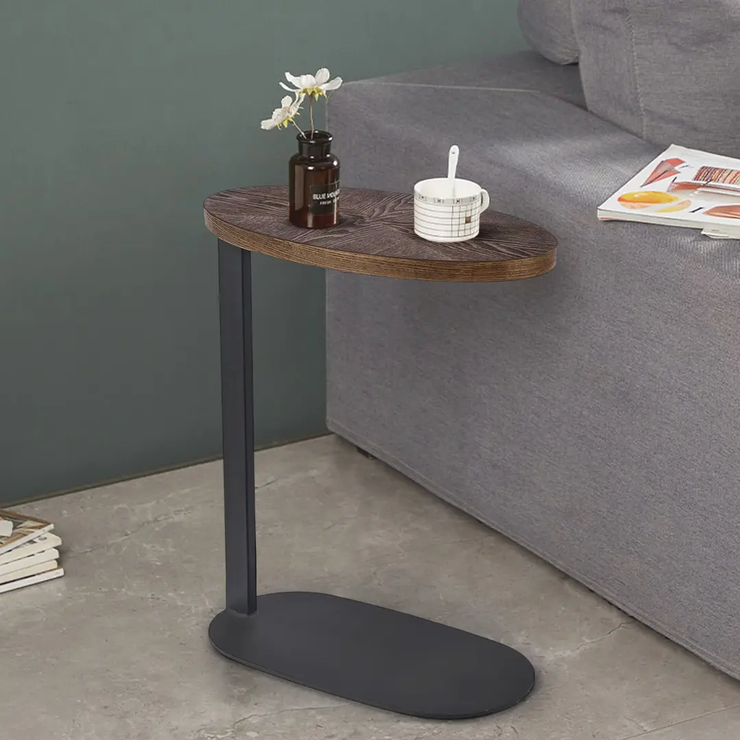 Masa pentru reviste Halmar Delphi (Walnut/Black)