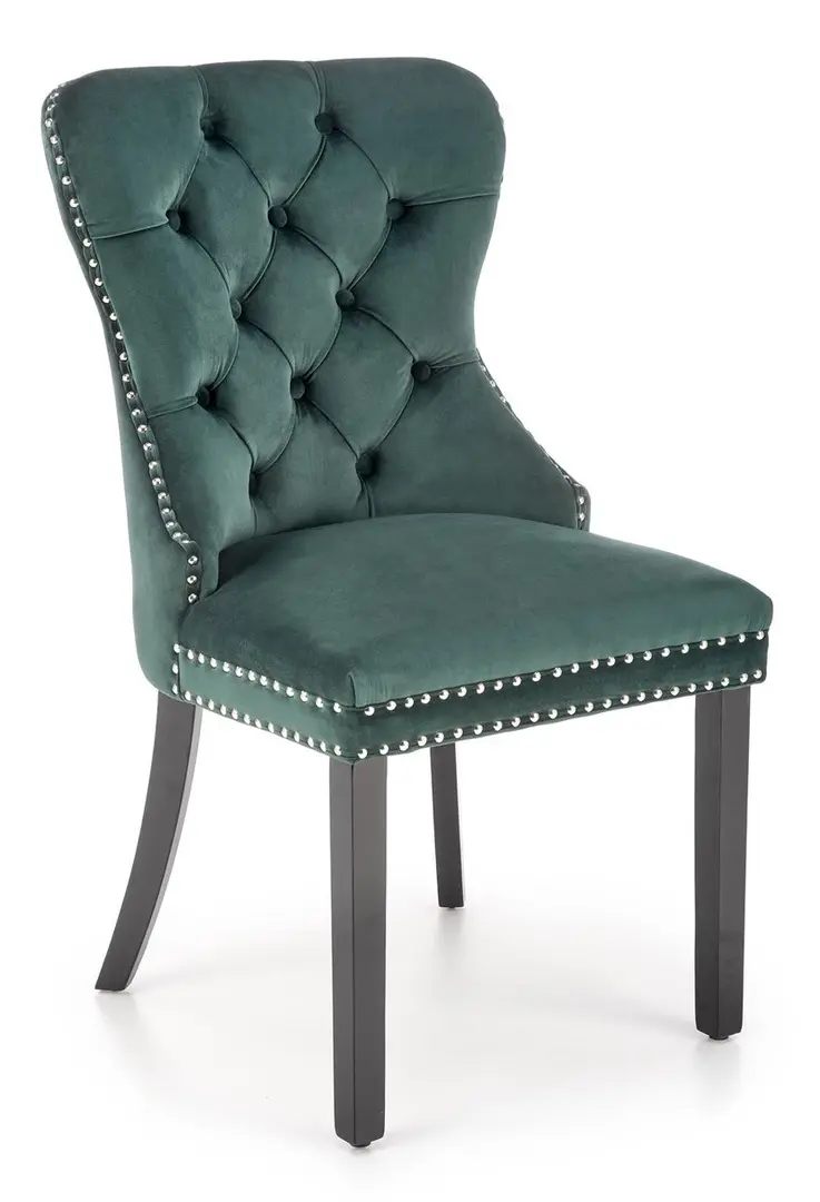 Стул Halmar Miya (Dark Green/Black) - 2