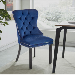 Стул Halmar Miya (Dark Blue/Black)