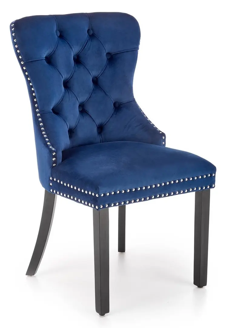Стул Halmar Miya (Dark Blue/Black) - 2
