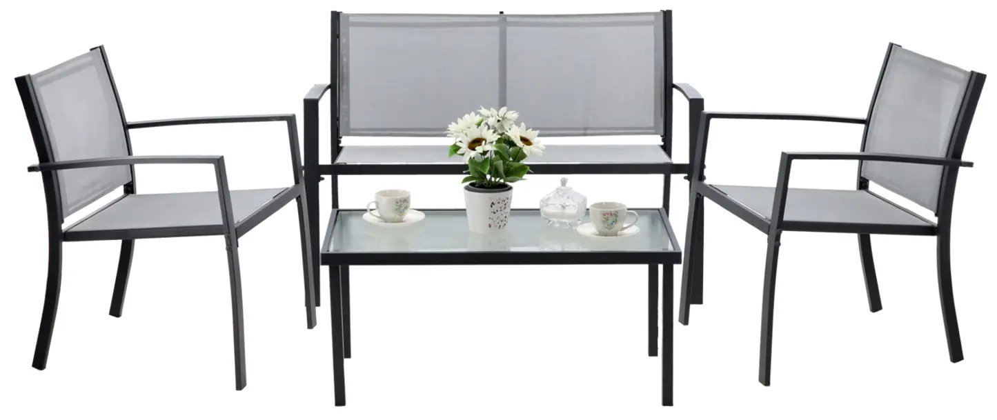 Set mobilier de gradina GardenLine ANH0846 (Grey) - 2