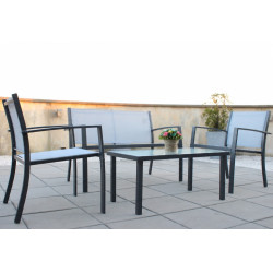 Set mobilier de gradina GardenLine ANH0846 (Grey) Thumb