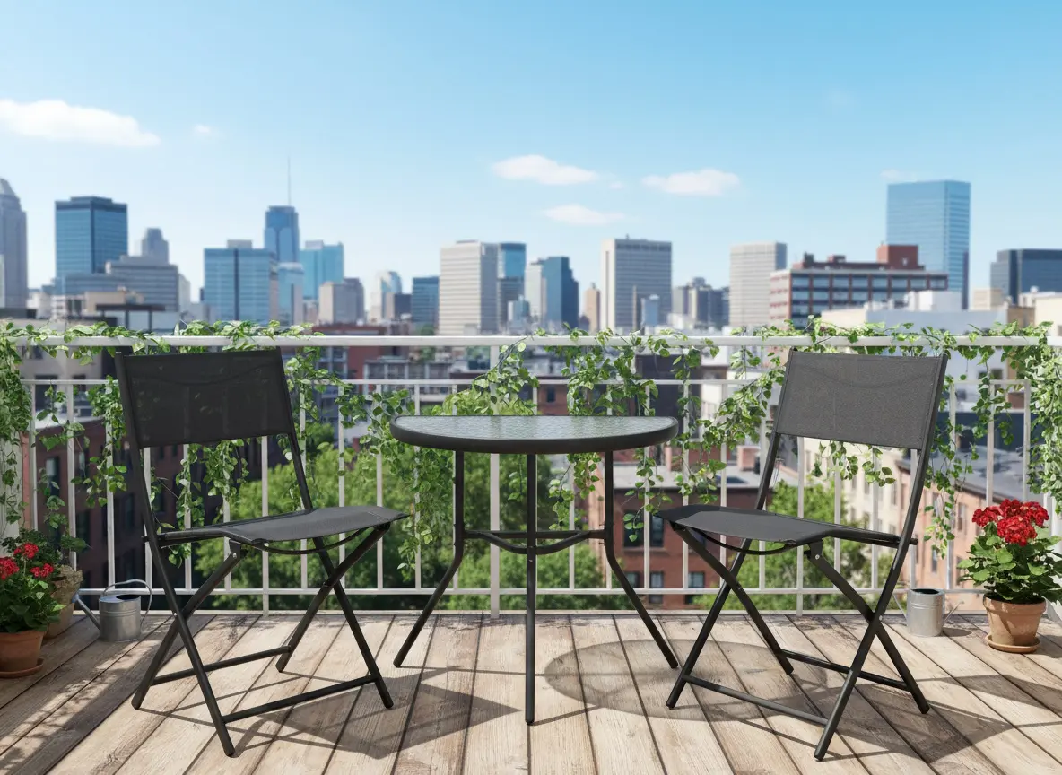 Set mobilier de gradina GardenLine SAD7132 (Black) - 10