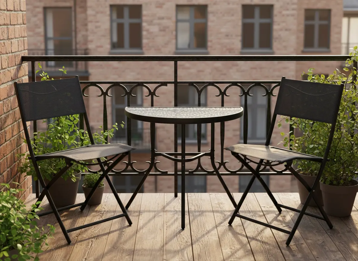 Set mobilier de gradina GardenLine SAD7132 (Black) - 11