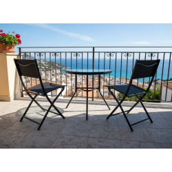 Set mobilier de gradina GardenLine SAD7132 (Black) Thumb