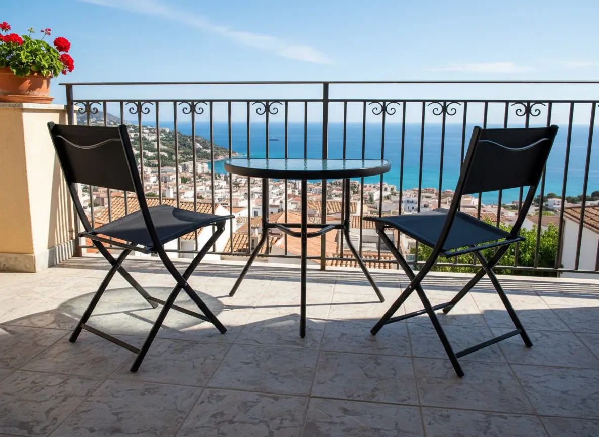 Set mobilier de gradina GardenLine SAD7132 (Black) - 12