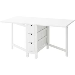 Стол складной Ikea Norden 26/89/152x80см (Белый) Thumb
