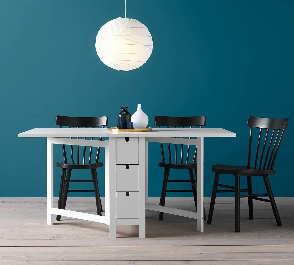 Стол складной Ikea Norden 26/89/152x80см (Белый)