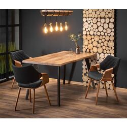 Masa extensibila Halmar Dickson 120 (Natural/Black)