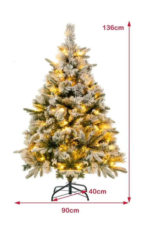 Елка Costway CM24318DE 136см