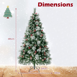 Елка Costway CM24506DE 185см Thumb