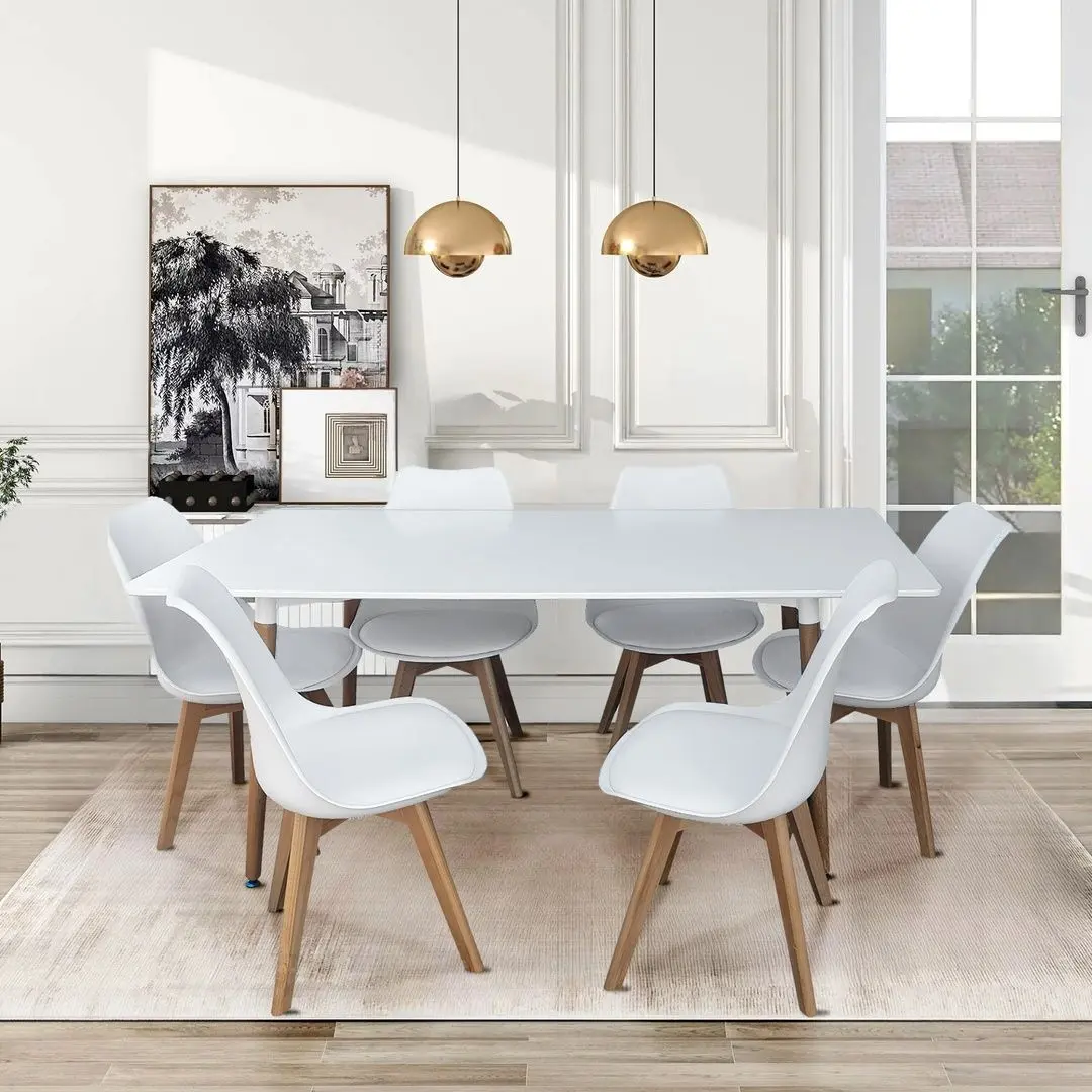 Set de sufragerie Marcel Prod SM6SHB01 1+6 (White/Oak)