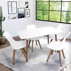 Set de sufragerie Marcel Prod SM4SHB01 1+4 (White/Oak)