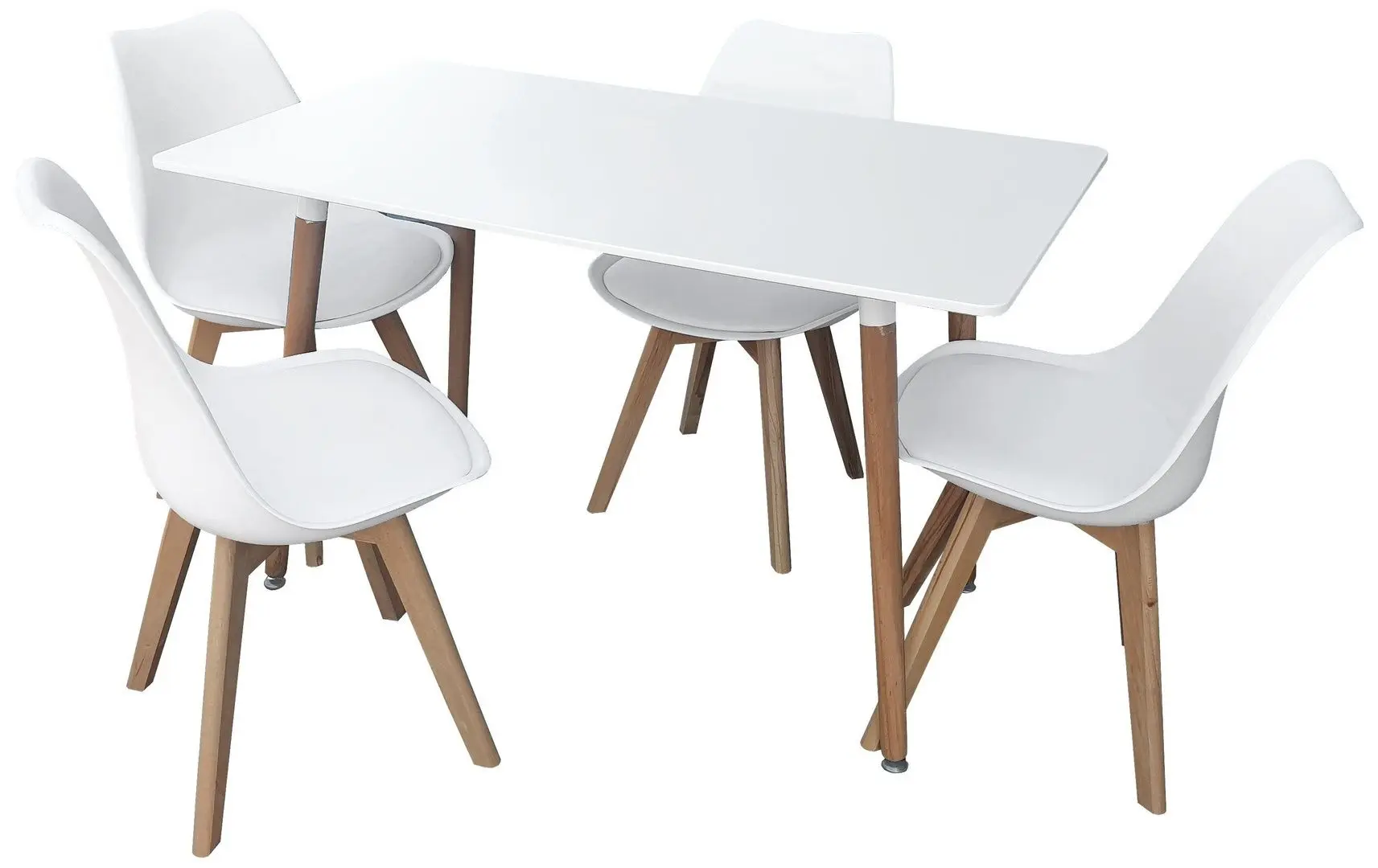 Set de sufragerie Marcel Prod SM4SHB01 1+4 (White/Oak)