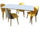 Set masa scaune Marcel Prod HA02 1+4 (Gray/Yellow)