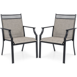 Набор садовых стульев Costway NP11362CF-2 (Brown) Thumb