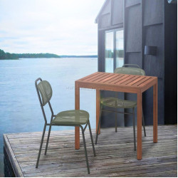 Комплект садовой мебели Ikea Nammaro/Ensholm 1+2 75см (Светло-коричневый/Зеленый)