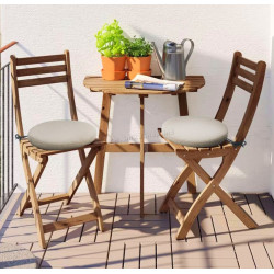 Set mobilier de gradina Ikea Askholmen/Froson/Duvholmen 1+2 70x44 (Maro/Bej)