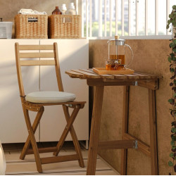 Set mobilier de gradina Ikea Askholmen/Froson/Duvholmen 1+1 70x44 (Maro/Bej)