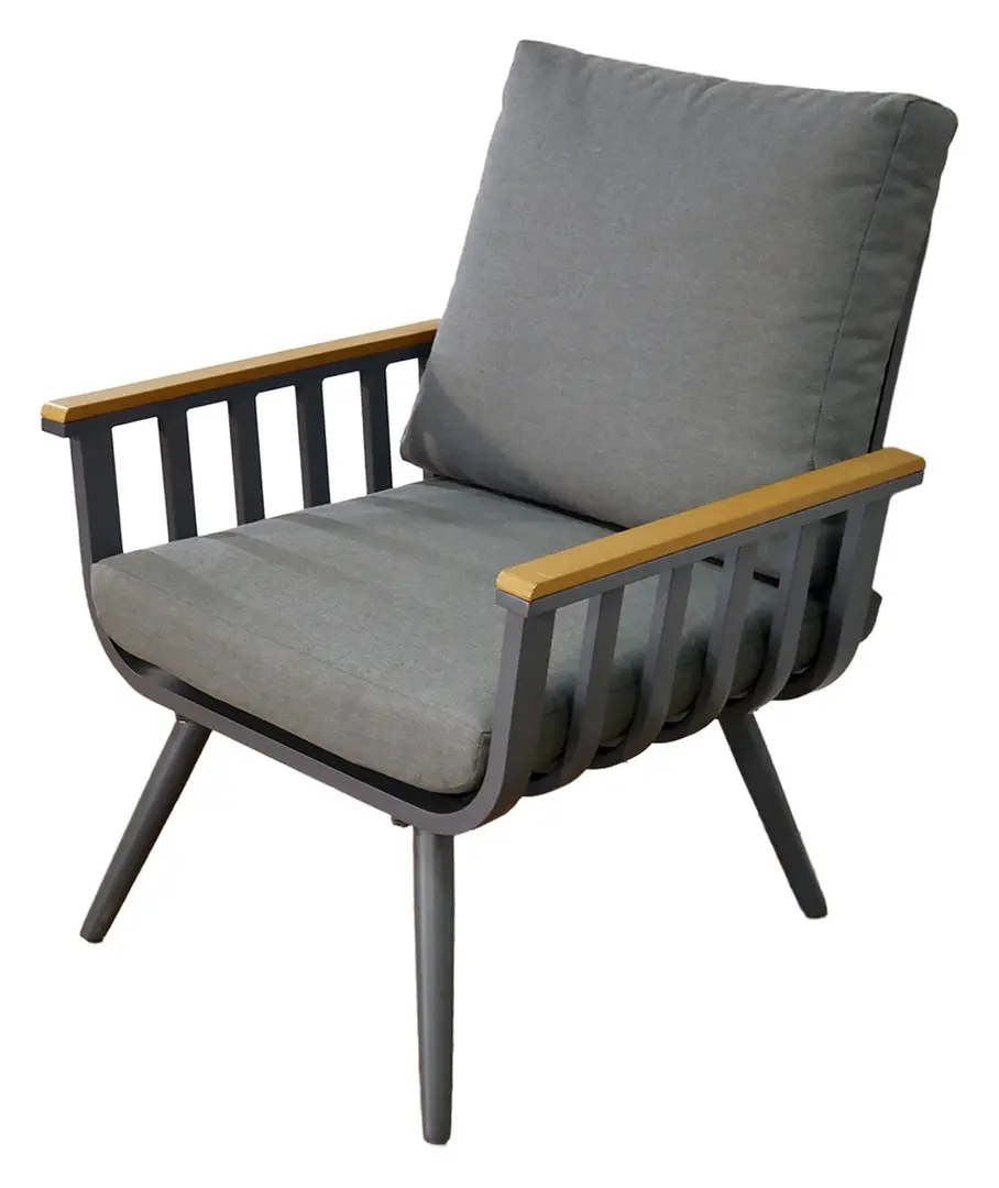 Set mobilier de gradina GardenLine ALM8151 (Grey/Natural) - 5