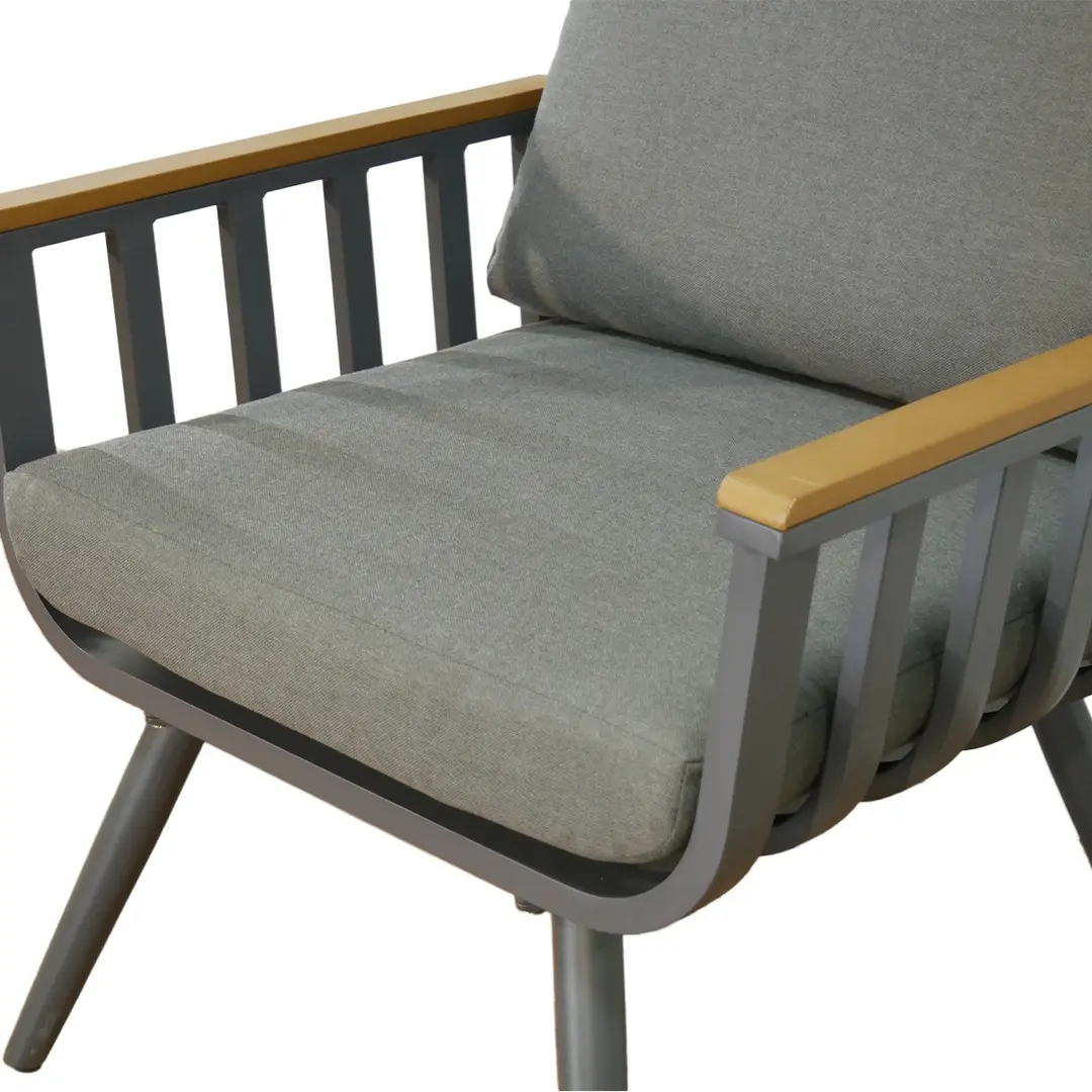 Set mobilier de gradina GardenLine ALM8151 (Grey/Natural) - 10