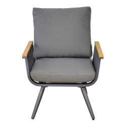 Set mobilier de gradina GardenLine ALM8151 (Grey/Natural) Thumb