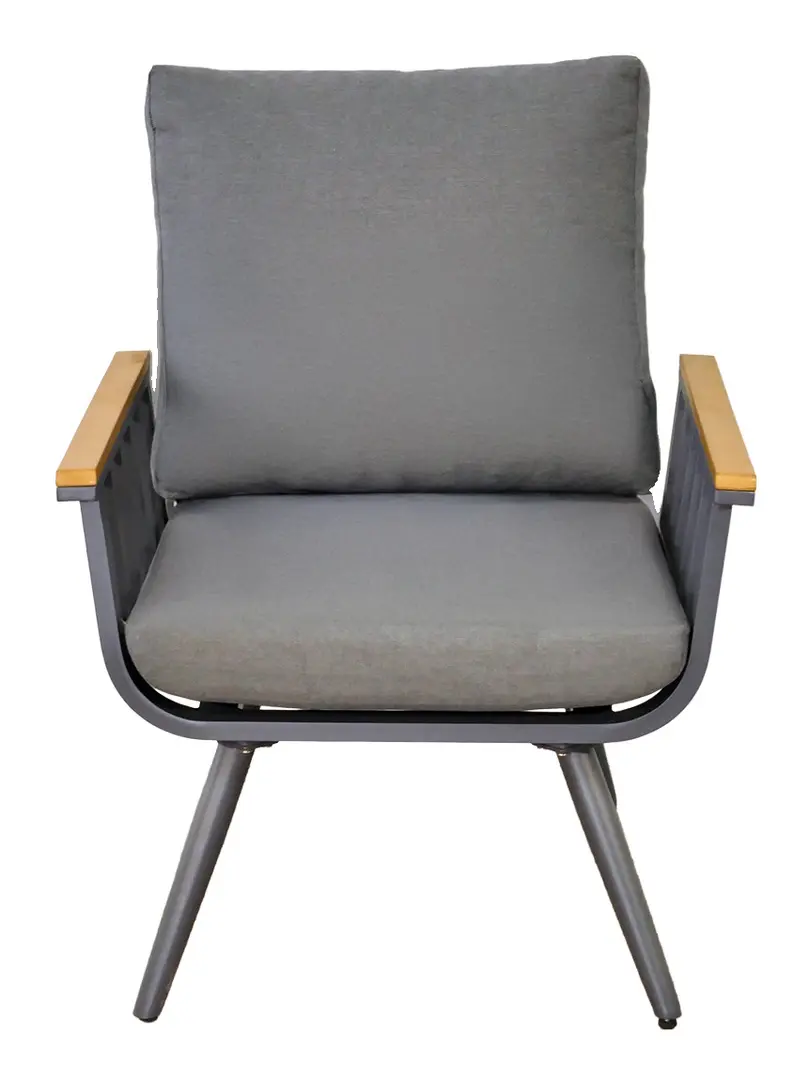 Set mobilier de gradina GardenLine ALM8151 (Grey/Natural) - 6