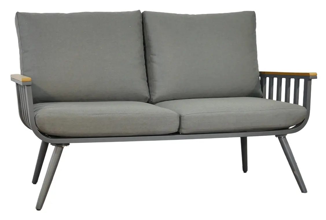 Set mobilier de gradina GardenLine ALM8151 (Grey/Natural) - 3