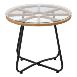 Set mobilier de gradina GardenLine ABI3408 (Light Brown/Black) Thumb