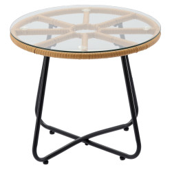 Set mobilier de gradina GardenLine ABI3392 (Light Brown/Black) Thumb