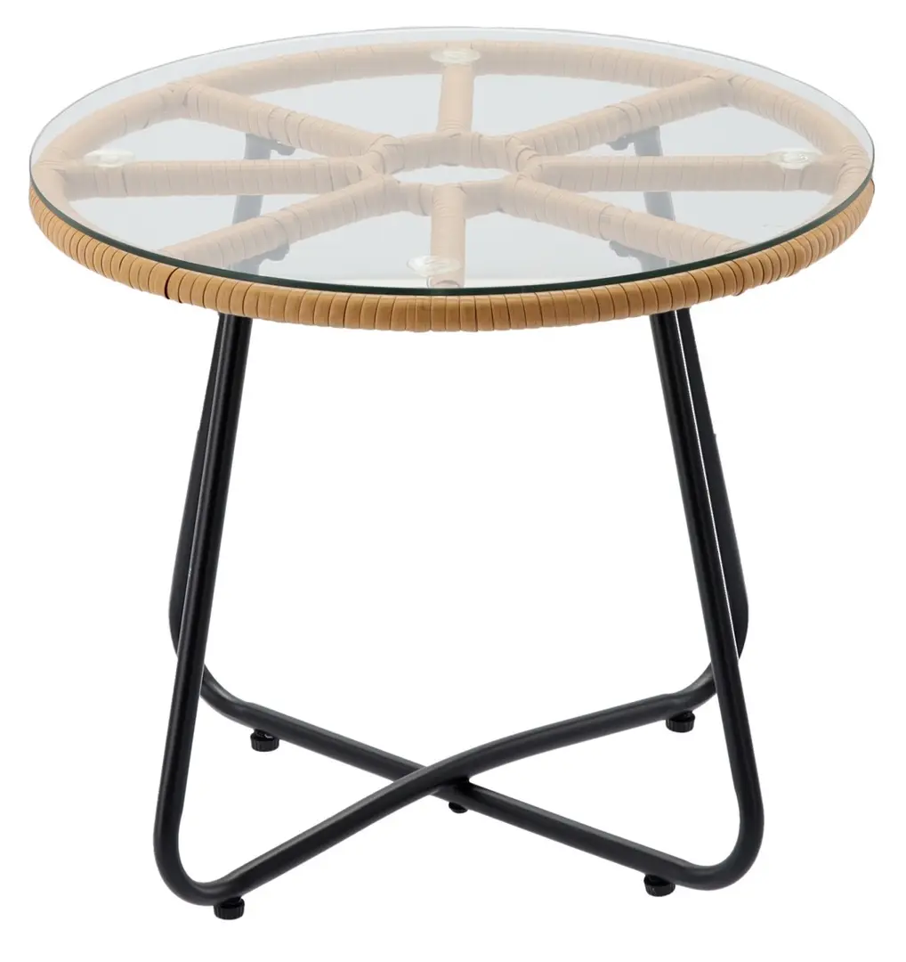 Set mobilier de gradina GardenLine ABI3392 (Light Brown/Black) - 4