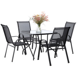 Комплект садовой мебели GardenLine TIH3521 (Black) Thumb