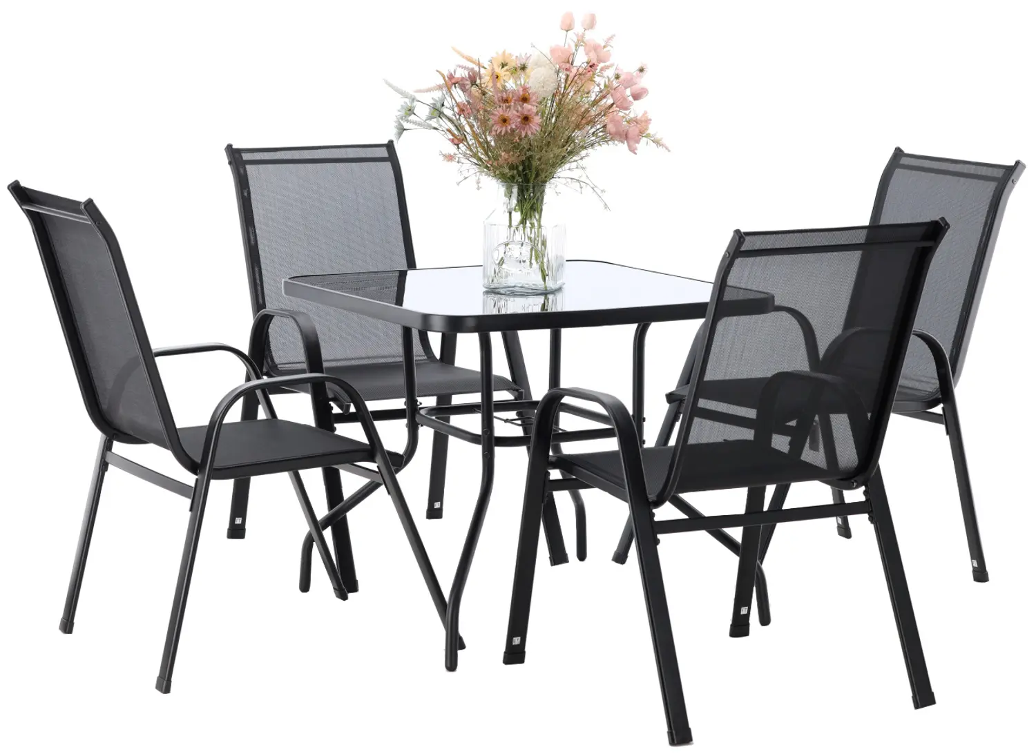 Комплект садовой мебели GardenLine TIH3521 (Black) - 4