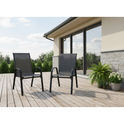 Комплект садовых стульев GardenLine NEO3685 (Black) Thumb