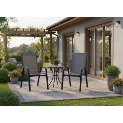 Комплект садовых стульев GardenLine NEO3685 (Black) Thumb
