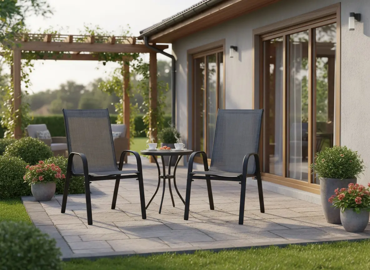 Комплект садовых стульев GardenLine NEO3685 (Black) - 9