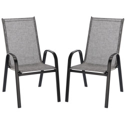 Комплект садовых стульев GardenLine NEO9917 (Grey/Black) Thumb