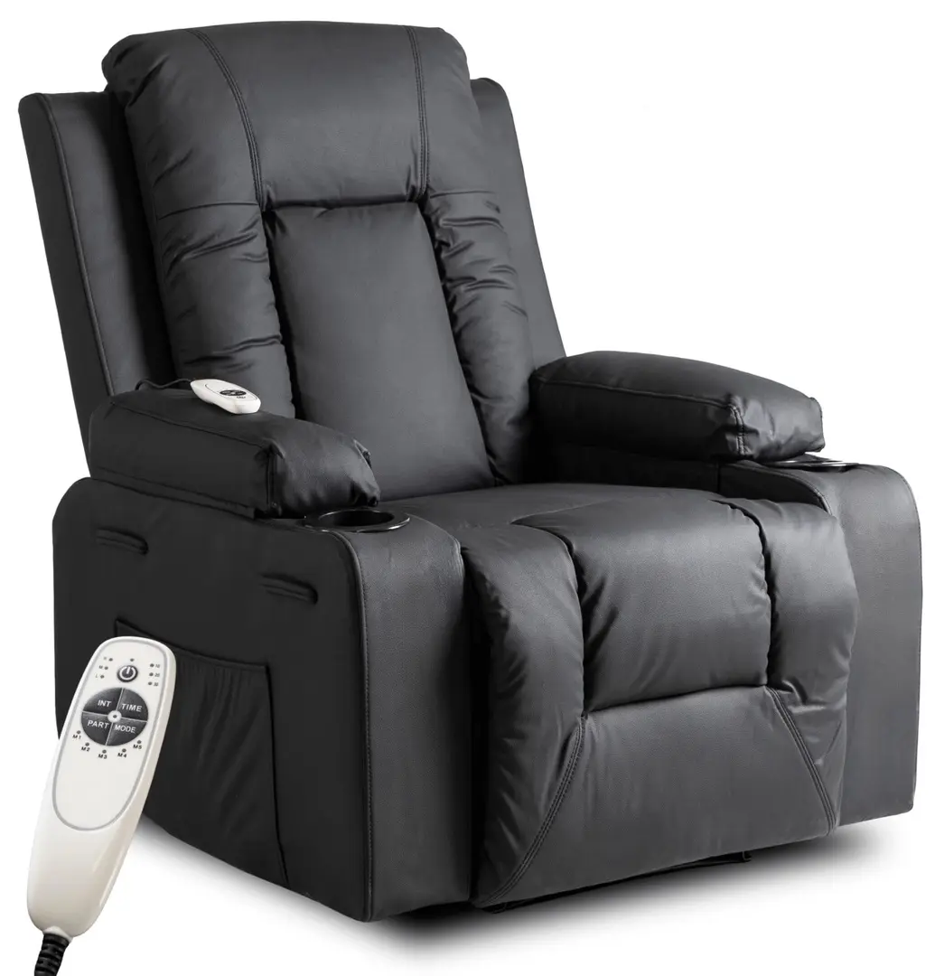 Fotoliu-recliner Mebel Elite Box (Black)
