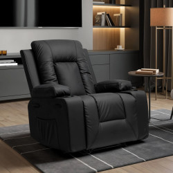 Fotoliu-recliner Mebel Elite Box (Black)