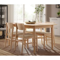 Set masa scaune Ikea Skansnas 150/205cm 1+4 (Furnir fag deshis/Fag deshis)