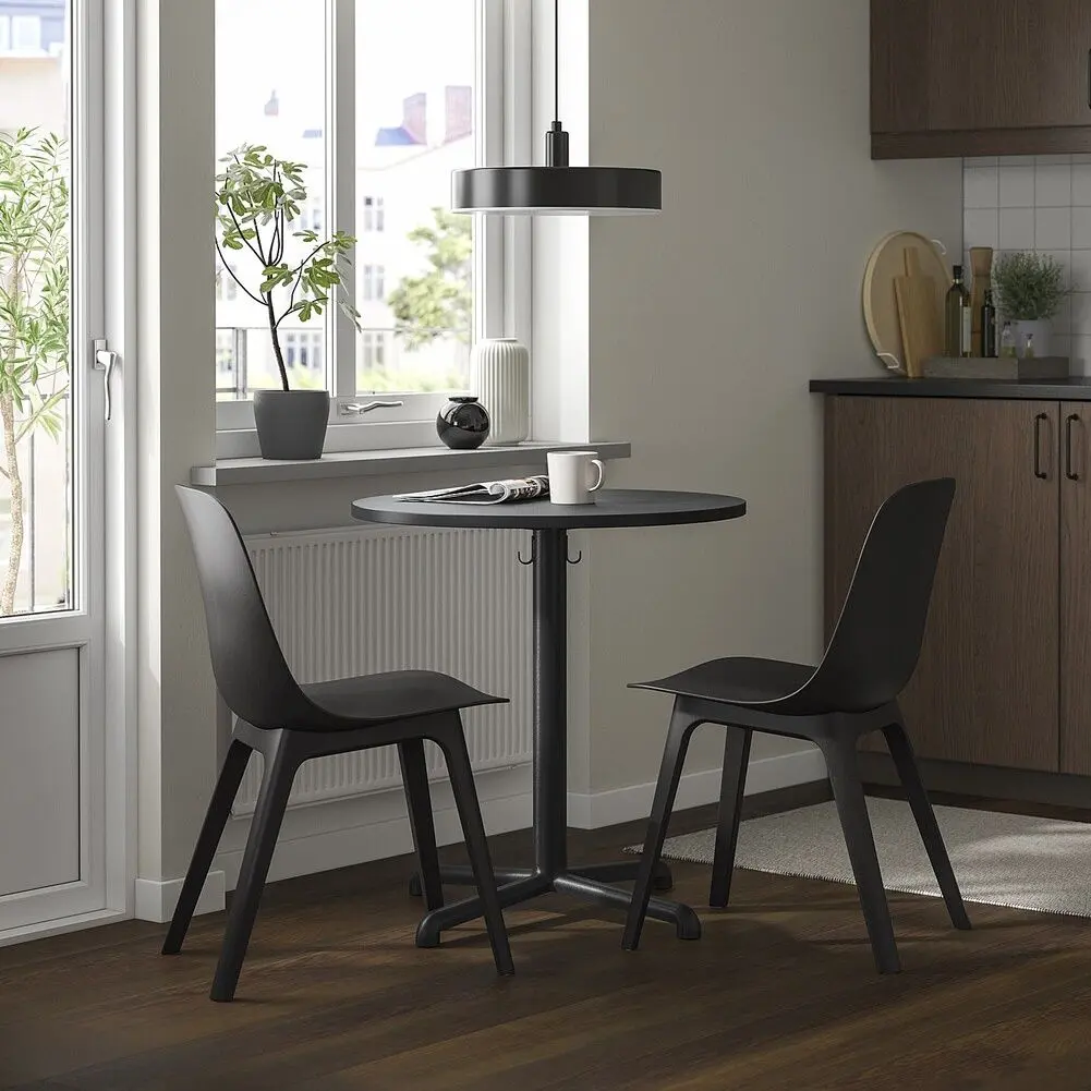 Обеденный набор Ikea Stensele/Odger 70см 1+2 (Антрацит)