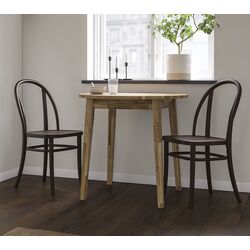 Set masa scaune Ikea Nackanas/Skogsbo 80cm 1+2 (Acacia/Maro inchis) Thumb