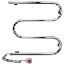 Полотенцесушитель электрический Laris Zmeevik 25 PC3 500x500 Left (Chrome)