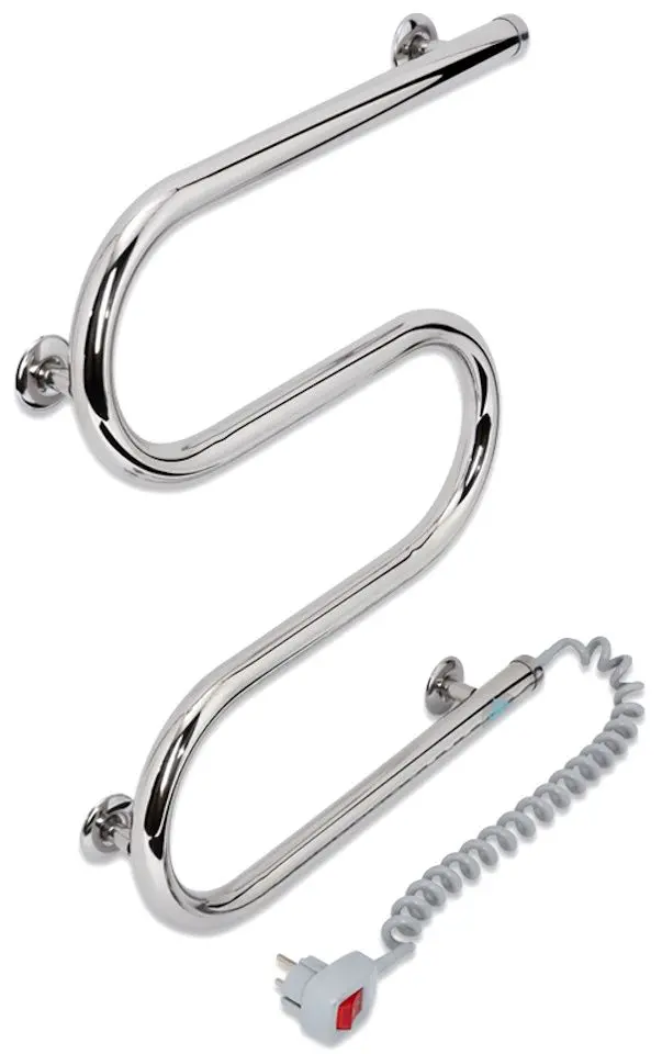 Полотенцесушитель электрический Laris Zmeevik 25 PC3 400x500 Right (Chrome)