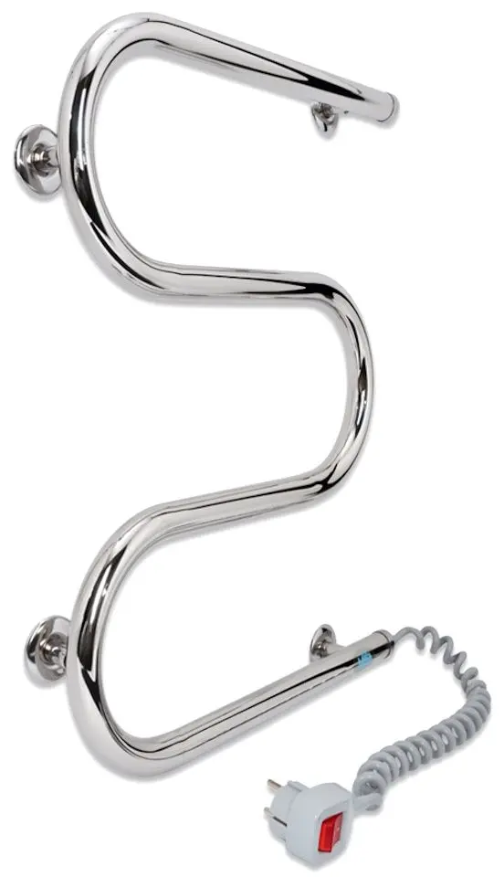 Полотенцесушитель электрический Laris Zmeevik 25 PC3 400x500 Right (Chrome)