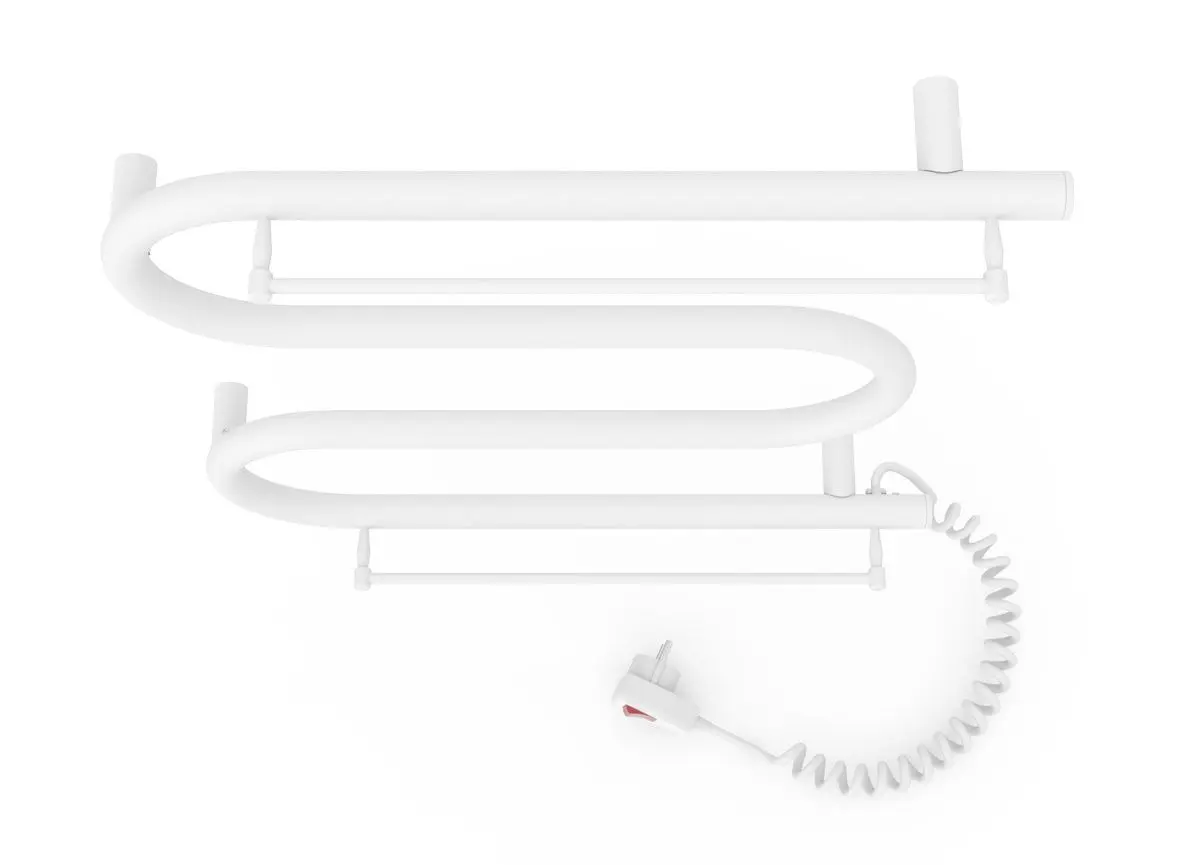 Uscator electric Laris Zebra Zmeevik 25 CK3 2 Shelves 500x500 Right (White)